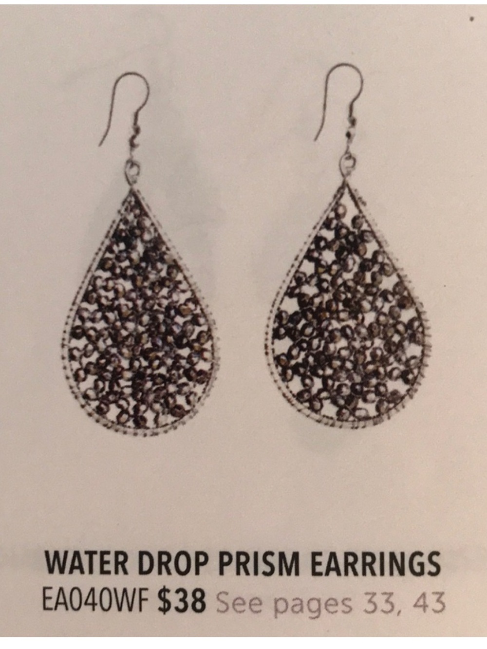 Noonday Water Drop Prism Earrings - Picture 3 of 3